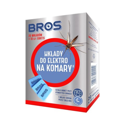 Wkłady do elektro na komary 20 szt. Wkłady do elektro na komary 20 szt.