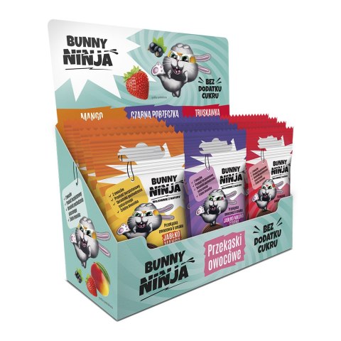 ZESTAW BUNNY ROLKA MIX 3X6SZT 6xjabł/mal/porz 6xjabł/trus/ban 6xjabł/mango (2025.05.28)