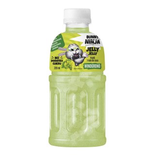 BUNNY NINJA JELLY JELLY Napój z sokiem z winogron NFC oraz galaretką kokosową 320 ml