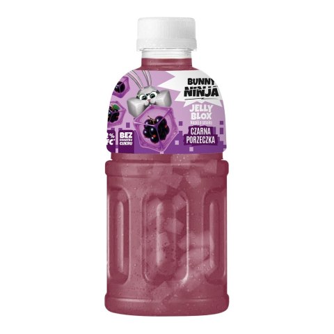 LUZ: Bunny Ninja Jelly Blox Napój z sokiem z czarnej porzeczki NFC oraz galaretką kokosową 320 ml