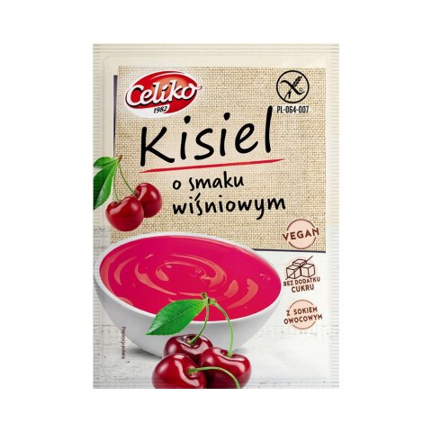 Kisiel o smaku wiśniowym bez dodatku cukru 40 g