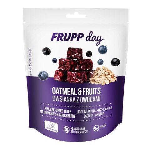 LUZ: FRUPP Day kostki owsiane - Jagoda i aronia bez dodatku cukru 25 g
