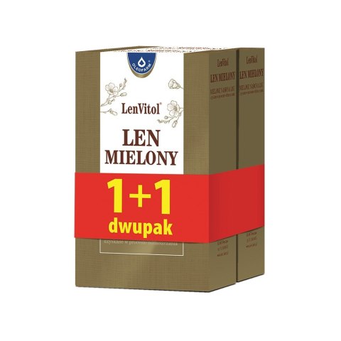 LUZ: Len mielony 200 g + 200 g