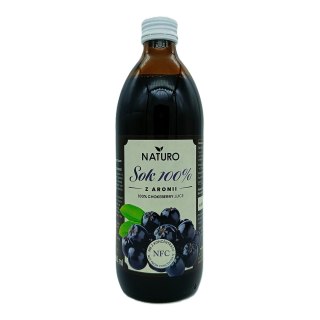 LUZ: Sok z aronii 100% NFC bez dodatku cukru 500 ml
