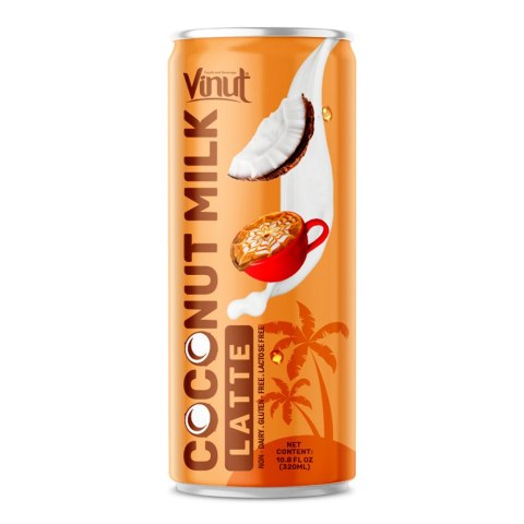 LUZ: Napój na bazie wody kokosowej w ekstraktem z miąższu z kokosa o smaku kawy latte 320 ml