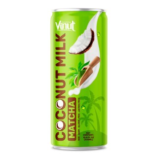 LUZ: Napój na bazie wody kokosowej w ekstraktem z miąższu z kokosa o smaku matcha 320 ml