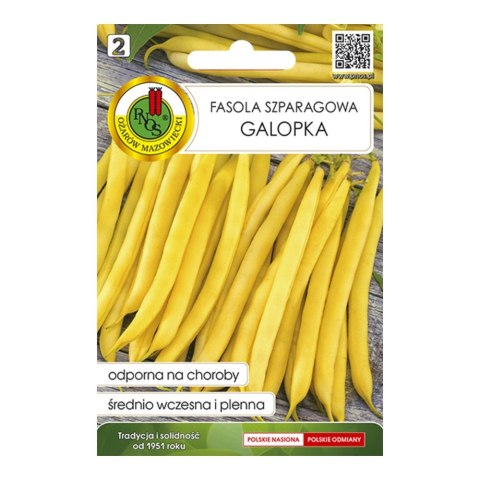 Nasiona Fasola szparagowa żółta 20 g