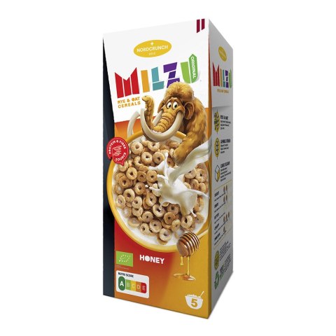 Płatki żytnio-owsiane kółka miodowe bio 150g