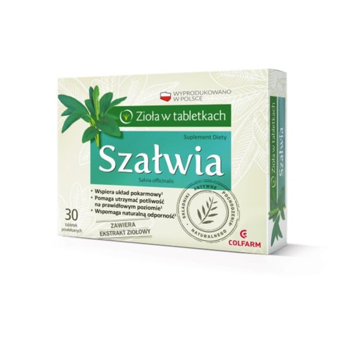 Szałwia wzmacnia układ odpornościowy 30 tabletek(2026.12.31)