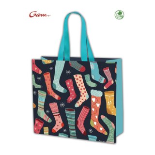 Torba PP wielokrotnego użytku SKARPETY 34X34X22