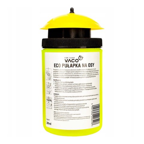 VACO ECO Pułapka na osy, muchy i szerszenie + płyn 200ml