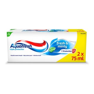 Aquafresh Pasta do zębów Fresh & Minty 75ml 2szt.