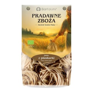 Bartolini Pradawne Zboża makaron z płaskurki jasny BIO - gniazda 250g