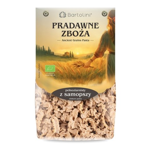 Bartolini Pradawne Zboża makaron z samopszy pełnoziarnisty BIO - fala 250g