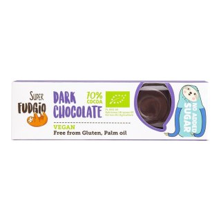 Baton z ciemnej czekolady bez cukru BIO 40g