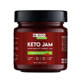 BeKeto Keto Dżem Topowy Wiśniowy 200 g