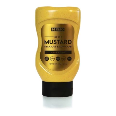 BeKeto Keto Musztarda bez dodatku cukru 480 g