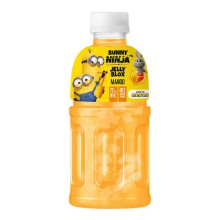 Bunny Ninja Minions Jelly Blox Napój z sokiem z mango NFC oraz galaretką kokosową 320 ml