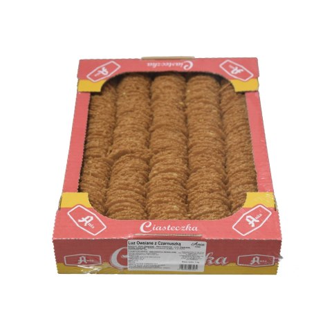 Ciasteczka owsiane z czarnuszką Luz bez dodatku cukru 1 kg