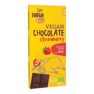 Czekolada truskawkowa BIO 80g