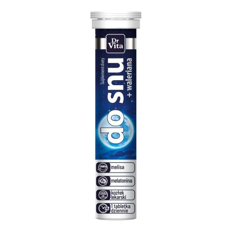 Dr Vita Do snu + waleriana 20 tabletek musujących