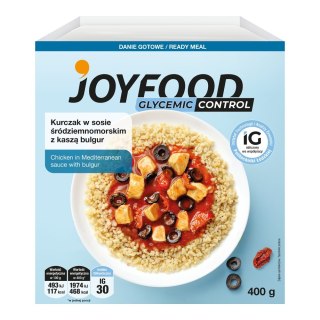 JOYFOOD Kurczak w sosie śródziemnomorskim z kaszą bulgur IG 30 400 g