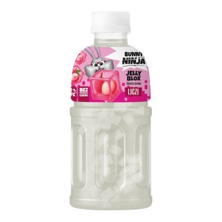 LUZ: Bunny Ninja Jelly Blox Napój z sokiem z liczi NFC oraz galaretką kokosową 320 ml