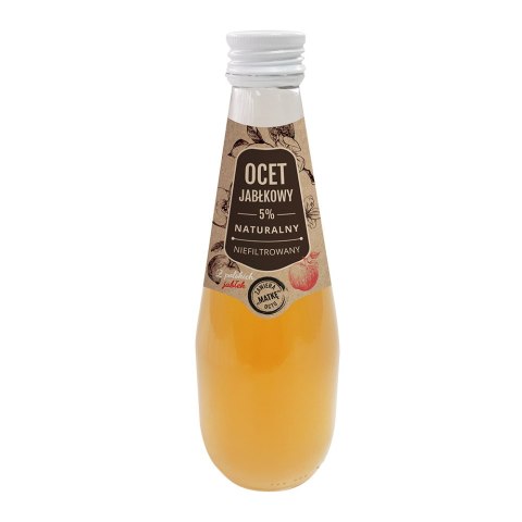 LUZ: Ocet jabłkowy 5% naturalny niefiltr. z polskich jabłek 330ml