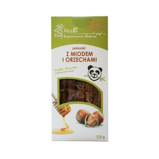 LUZ: Paluszki z miodem i orzechami bez E 120 g
