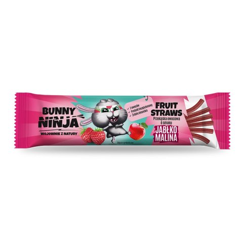 LUZ: Przekąska owoc.FRUIT STRAWS-pałeczki o smaku jabł-malina 16g