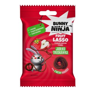 LUZ: Przekąska owocowa FRUIT LASSO w kształcie sznurków o smaku jabłko-truskawka 20 g
