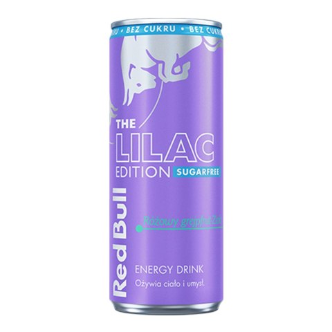 Napój energetyczny Lilac Edition Sugarfree różowy grapefruit i zioła puszka 250 ml