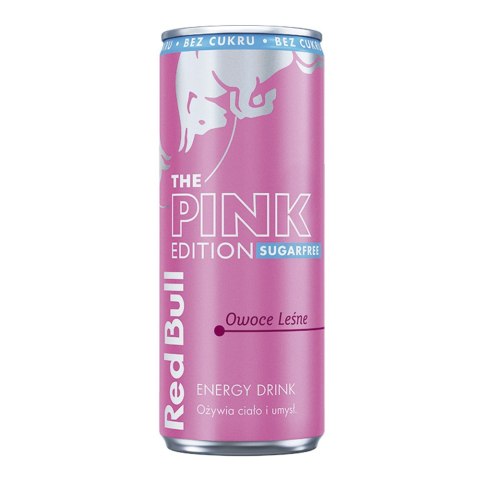 Napój energetyczny Pink Edition Owoce Leśne Sugarfree puszka 250 ml