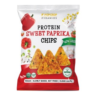 POPCROP PYRAMIDS Chipsy Proteinowe Sweet Paprika 60g