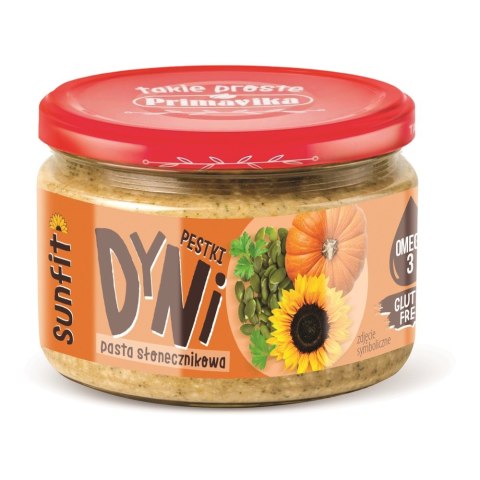Primavika Pasta słonecznikowa z pestkami dyni bez glutenu 180g