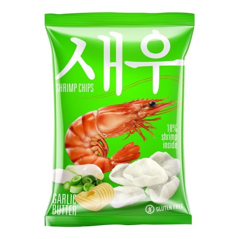 SHRIPS prażynki z krewetkami Masło czosnkowe 50g