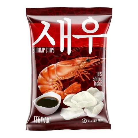 SHRIPS prażynki z krewetkami o smaku Teriyaki 50g