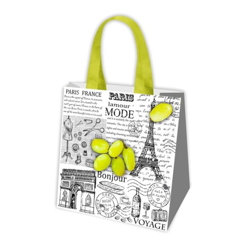 Torba PP wielokrotnego użytku GAZETA Z WINOGRONEM 34x34x22