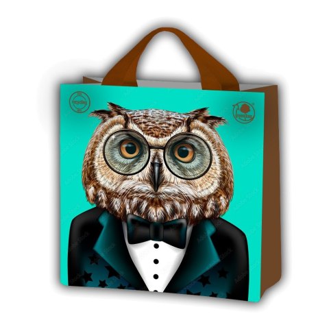 Torba PP wielokrotnego użytku MAESTRO SOWA 34x34x22