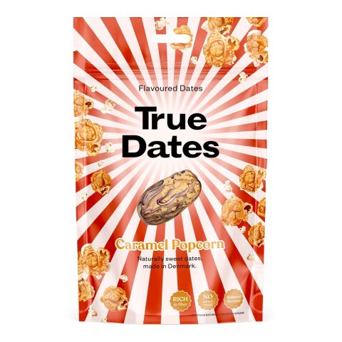 True Dates - daktyle o smaku karmelowego popkornu bez dodatku cukru 100 g