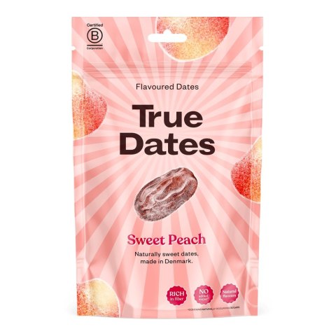 True Dates - daktyle o smaku słodkiej brzoskwini bez dodatku cukru 70 g